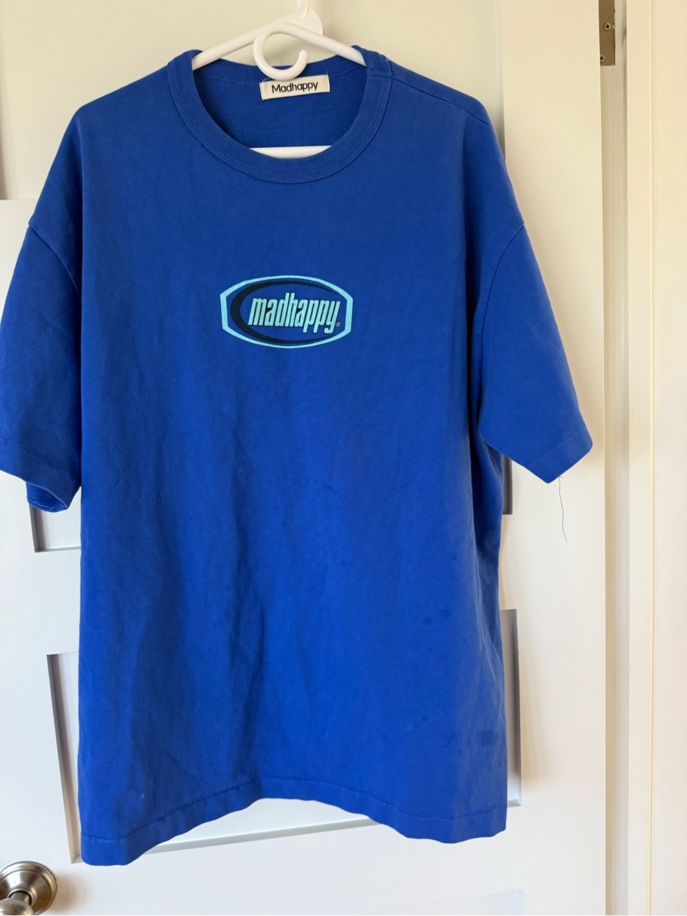 Madhappy Royal Blue Tee Heavy Weight  Tshirt xl